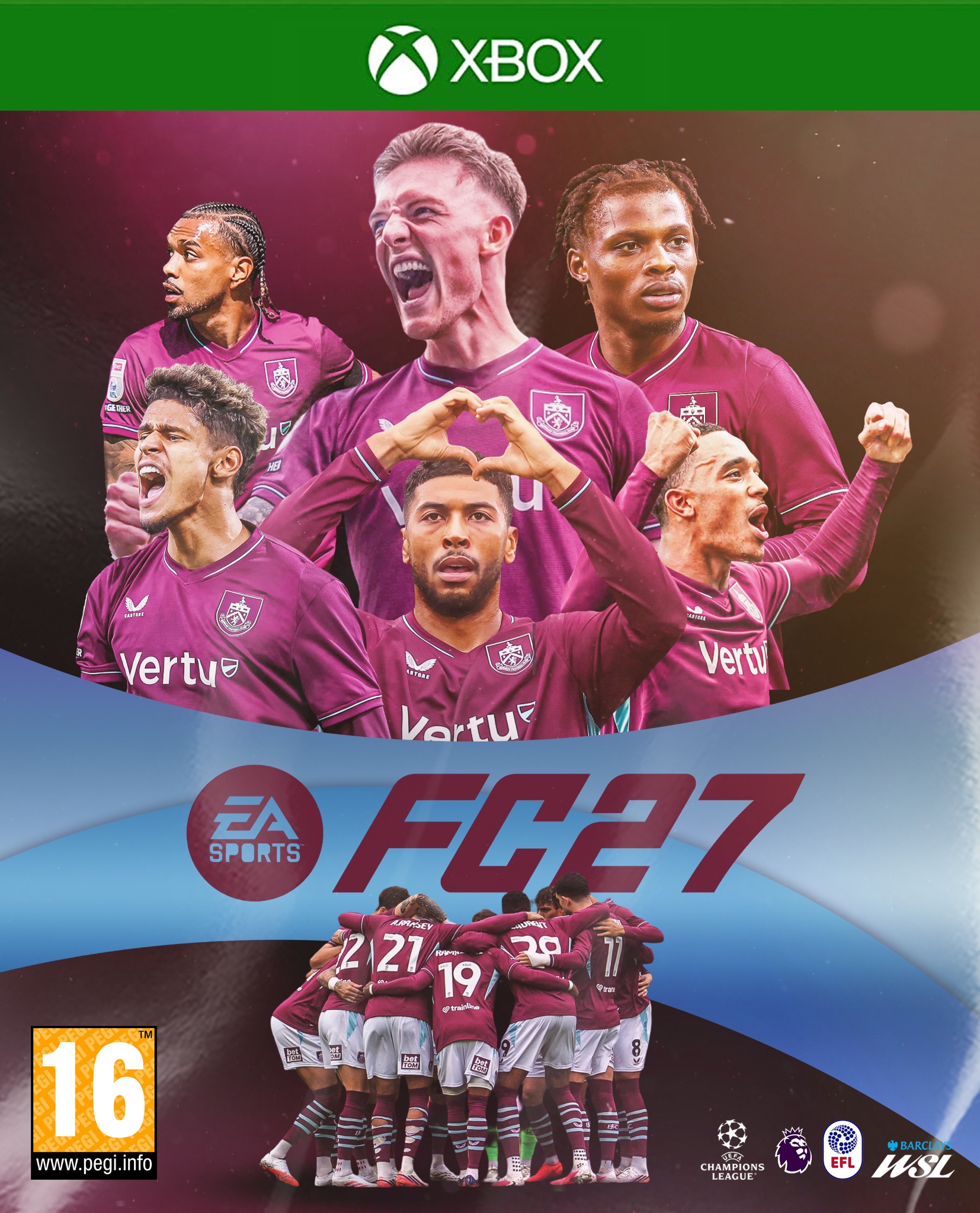 EA SPORTS FC 27 Burnley physical packaging