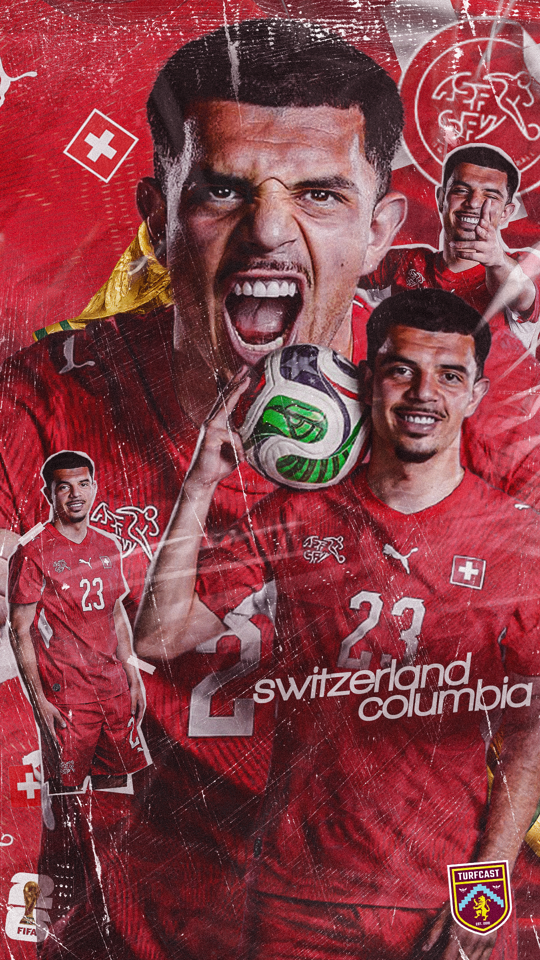 Zeki Amdouni Switzerland creative for TurfCast Podcast